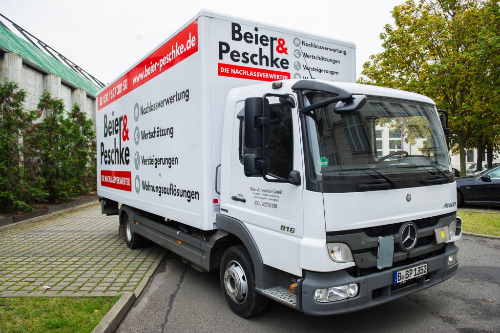 LKW für Wohnungsauflösung in Berlin von Beier & Peschke GmbH